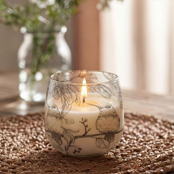 Hygge Duftkerze im Glas – Drawn by Flame (mittel) – Ansicht 2